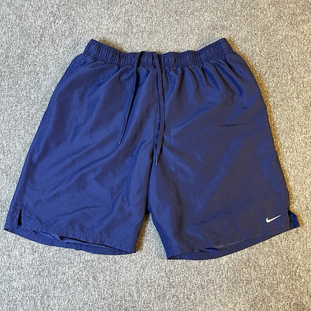 Nike Dri-Fit Mens Nylon Athletic Shorts Size (XL) 6.5'' Blue‎ Brief Lined (028)